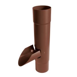 Regenwasserfänger | PVC | Ø 75 mm | Farbe Braun #1