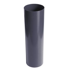 Kunststoff Dachrinnen Sparpaket 10 m | Ø 100/75 mm | Farbe Graphit #8