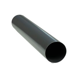 Stahl Dachrinnen Sparpaket 4 m | Ø 125/100 mm | Farbe Graphit #7