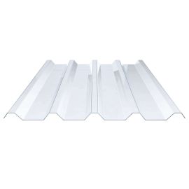 PVC Spundwandplatte | 250/50 | 1,50 mm | Klarbläulich | 500 mm #1