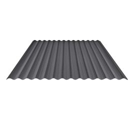PVC Wellplatte | 76/18 | 2,50 mm | Grau | Wabenstruktur | 2000 mm #1