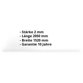 Polycarbonat Massivplatte | 2 mm | Glasklar | 2050 x 1520 mm #2