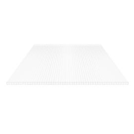 Polycarbonat Stegplatte | 25 mm | Breite 980 mm | Opal Weiß | Extra Stark | 500 mm #1