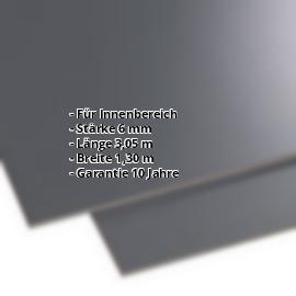HPL Schichtstoffplatte | Innen | 6 mm | Anthrazit | 3,05 x 1,30 m #2