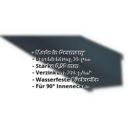 Innenecke | 35 µm Mattpolyester | 115 x 115 x 2000 mm | Stahl 0,50 mm | 23 - Dunkelgrau #2