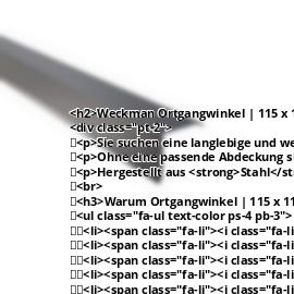 Ortgangwinkel | 115 x 115 mm | Stahl 0,50 mm | 25 µm Polyester | 7016 - Anthrazitgrau #2