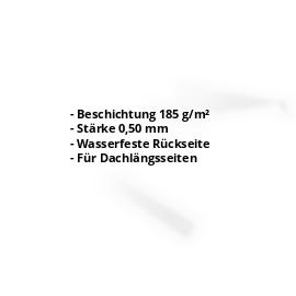Ortgangwinkel | Aluzink | 110 x 100 x 2000 mm | Stahl 0,50 mm | Blank Aluminium #2