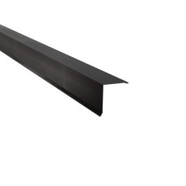 Pultabschluss | 115 x 115 mm | 80° | Stahl 0,50 mm | 35 µm Mattpolyester | 23 - Dunkelgrau #1