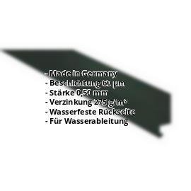 Sockelleiste | 60 µm TTHD | 50 x 25 x 20 mm | 100° | Stahl 0,50 mm | 6005 - Moosgrün #2