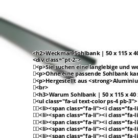 Sohlbank | 50 x 115 x 40 x 2000 mm | Aluminium 0,70 mm | 25 µm Polyester | 6005 - Moosgrün #2