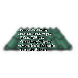Pfannenblech PS47/1060RT | 60 µm TTHD | Dach | Stahl 0,50 mm | 6005 - Moosgrün #2