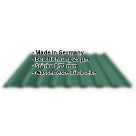 Trapezblech PA20/1100TR | 25 µm Polyester | Dach | Aluminium 0,70 mm | 6005 - Moosgrün #2