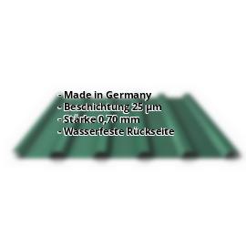 Trapezblech PA35/1035TR | 25 µm Polyester | Dach | Aluminium 0,70 mm | 6005 - Moosgrün #2