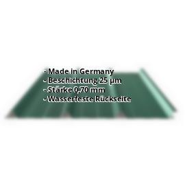 Trapezblech PA45/1000TR | 25 µm Polyester | Dach | Aluminium 0,70 mm | 6005 - Moosgrün #2