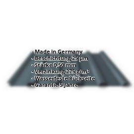 Trapezblech PS35/1035TR | 25 µm Polyester | Dach | Stahl 0,50 mm | 7016 - Anthrazitgrau #2
