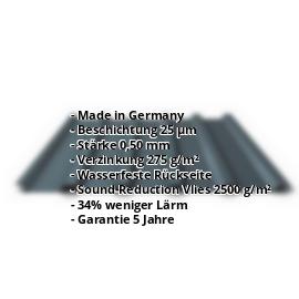 Trapezblech PS35/1035TRAS | 25 µm Polyester | Dach | Stahl 0,50 mm | Anti-Tropf | Sound-Reduction | 7016 - Anthrazitgrau #2