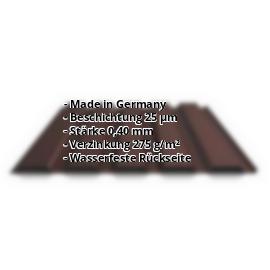 Trapezblech PS35/1035TW | Sonderposten | Wand | Stahl 0,40 mm | 8014 - Sepiabraun #2