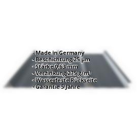 Trapezblech PS45/1000TR | 25 µm Polyester | Dach | Stahl 0,63 mm | 7016 - Anthrazitgrau #2