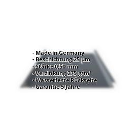Trapezblech Stehfalz PS33/500SER | 25 µm Polyester | Dach | Stahl 0,50 mm | 7016 - Anthrazitgrau #2