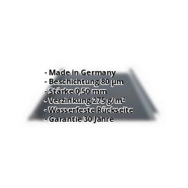 Trapezblech Stehfalz PS33/500SER | 80 µm Shimoco | Dach | Stahl 0,50 mm | 7016 - Anthrazitgrau #2