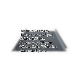 Trapezblech Stehfalz PS33/500SR | 25 µm Polyester | Dach | Stahl 0,50 mm | 7016 - Anthrazitgrau #2