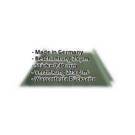 Trapezblech Stehfalz PS33/500SR | Sonderposten | Dach | Stahl 0,40 mm | 6020 - Chromoxidgrün #2