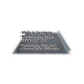 Trapezblech Stehfalz PS33/500SR | Sonderposten | Dach | Stahl 0,40 mm | 7016 - Anthrazitgrau #2