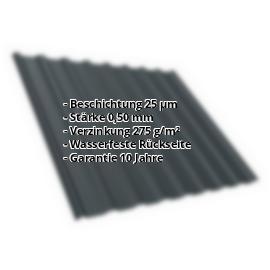 Trapezblech T18DRD | 25 µm Polyester | Dach | Stahl 0,50 mm | 7016 - Anthrazitgrau #2