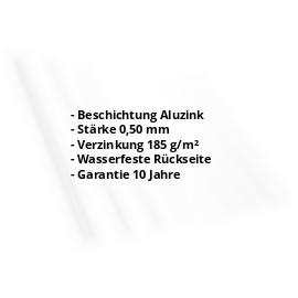 Trapezblech T20MD | Aluzink | Dach | Stahl 0,50 mm | Blank Aluminium #2