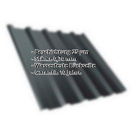 Trapezblech T35DRD | 25 µm Polyester | Dach | Aluminium 0,70 mm | 7016 - Anthrazitgrau #2