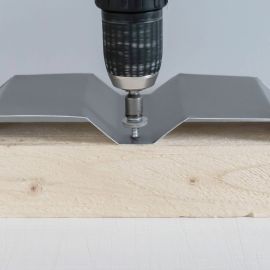 Edelstahlschrauben | Für Montage Tiefsicke auf Holzunterkonstruktion | 6,0 x 40 mm E12 | Blank #5
