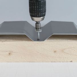 Edelstahlschrauben | Für Montage Tiefsicke auf Holzunterkonstruktion | 6,0 x 40 mm E19 | Blank #4