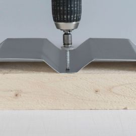 Edelstahlschrauben | Für Montage Tiefsicke auf Holzunterkonstruktion | 6,0 x 40 mm E19 | Anthrazitgrau #3