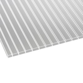 Acrylglas Stegdoppelplatte | 16 mm | Profil A4 | Sparpaket | Plattenbreite 980 mm | Klar | Breite 3,09 m | Länge 2,00 m #2