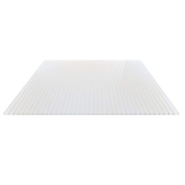 Acrylglas Stegdoppelplatte | 16 mm | Profil Mendiger | Sparpaket | Plattenbreite 980 mm | Opal Weiß | Breite 3,09 m | Länge 2,00 m #4