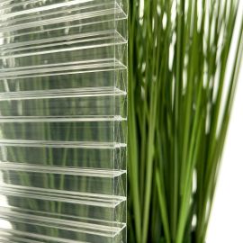 Polycarbonat Stegplatte | 16 mm | Profil A1 | Sparpaket | Plattenbreite 980 mm | Klar | Extra stark | Breite 3,08 m | Länge 2,00 m #4