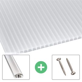 Polycarbonat Stegplatte | 16 mm | Profil A4 | Sparpaket