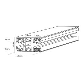 Polycarbonat Stegplatte | 16 mm | Profil Mendiger | Sparpaket | Plattenbreite 980 mm | Klar | Novalite | Breite 3,09 m | Länge 2,00 m #8