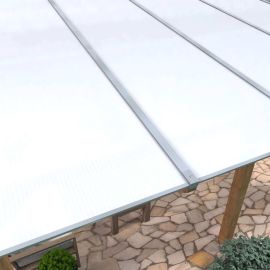 Polycarbonat Stegplatte | 16 mm | Profil Mendiger | Sparpaket | Plattenbreite 1200 mm | Opal Weiß | Extra stark | Breite 3,75 m | Länge 2,00 m #3