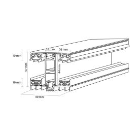 Polycarbonat Stegplatte | 25 mm | Profil Mendiger | Sparpaket | Plattenbreite 980 mm | Klar | Extra stark | Breite 3,10 m | Länge 2,00 m #8