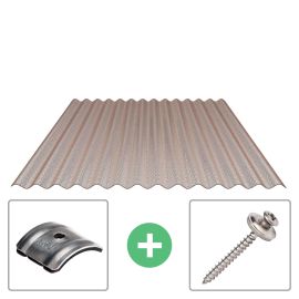 Polycarbonat Wellplatte | 76/18 | Sparpaket