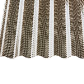 Polycarbonat Wellplatte | 76/18 | Sparpaket | 2,60 mm | Bronze | Wabenstruktur | Breite 3,01 m | Länge 2,00 m #5