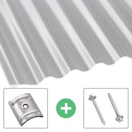 Polycarbonat Wellplatte | 76/18 | Sparpaket