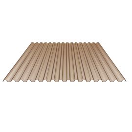 PVC Spundwandplatte | 70/18 | Sparpaket | 1,00 mm | Bronze | Breite 3,18 m | Länge 2,00 m #5