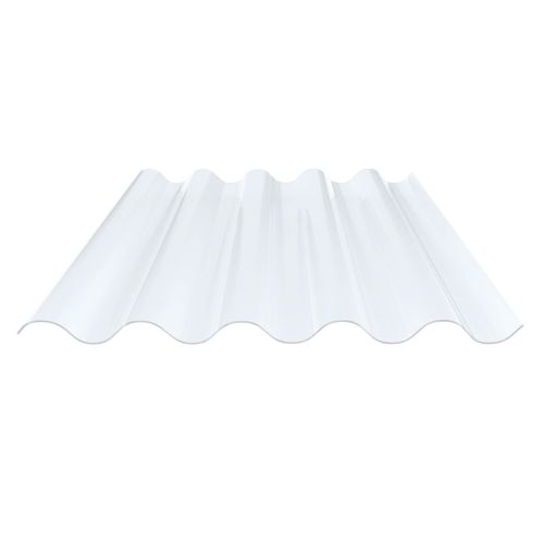 PVC Wellplatte | 177/51 | Profil 5 | 1,2 mm | Klarbläulich | 1250 mm
