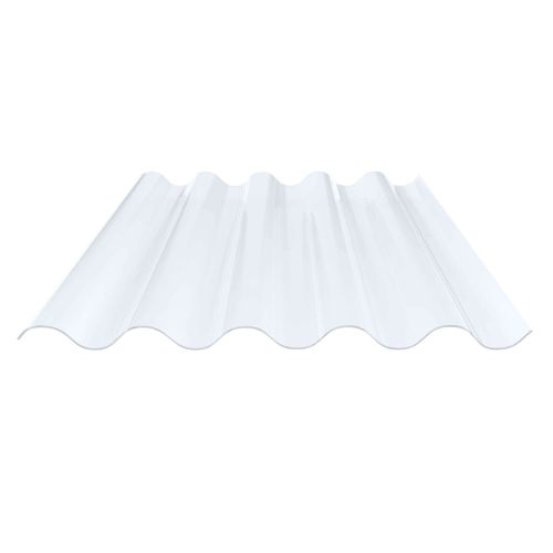 PVC Wellplatte | 177/51 | Profil 5 | 1,20 mm | Klarbläulich | 1250 mm