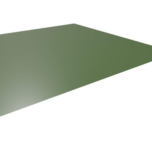 Flachblech | Stahl 0,50 mm | 25 µm Polyester | 6011 - Resedagrün