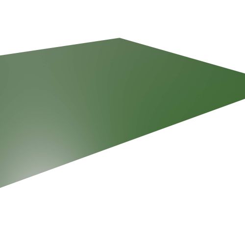 Flachblech | Stahl 0,50 mm | 25 µm Polyester | 6002 - Laubgrün