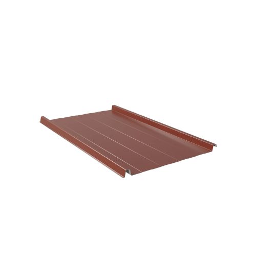 Stehfalzblech 33/500-LR | Dach | Sonderposten | Stahl 0,40 mm | 25 µm Polyester | 8012 - Rotbraun