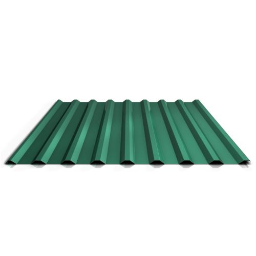 Trapezblech 20/1100 | Dach | Sonderposten | Stahl 0,40 mm | 25 µm Polyester | 6020 - Chromoxidgrün